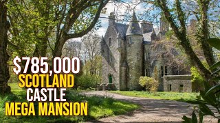 Touring 785000 Scotland CASTLE Mega Mansion [upl. by Ardell]