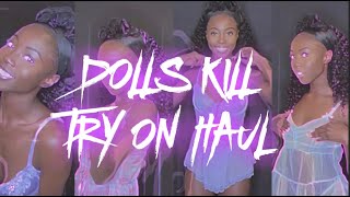 DOLLS KILL TRYON HAUL how to be a hot girl during quarantine [upl. by Enoek158]