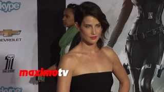 Cobie Smulders MARIA HILL quotCaptain America The Winter Soldierquot World Premiere [upl. by Yeslehc]