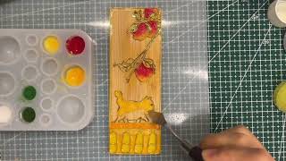 DIY Cloisonne Bookmark Tutorial Cloisonne Artwork ERSENN Cloisonne Kit [upl. by Anyrb876]