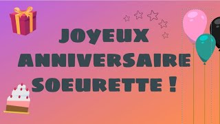 Joyeux anniversaire soeur  Humour [upl. by Dita]