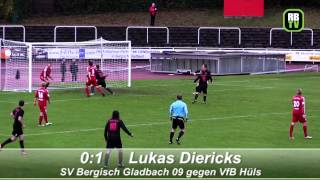 01 für VfB Hüls gegen SV Bergisch Gladbach 09  14 Spieltag Regionalliga West  20122013 [upl. by Maegan]