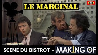 MAKINGOF LE MARGINAL1983 Scène du bistrot avec JP BELMONDO [upl. by Aralc701]