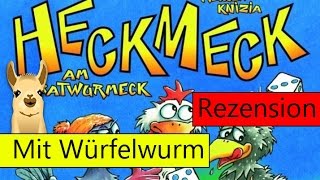 Heckmeck am Bratwurmeck Spiel  Anleitung amp Rezension  SpieLama [upl. by Magena]