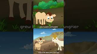 THREE BILLY GOATS GRUFF  Bedtime Stories englishstories moralstories edushorts [upl. by Eenot]