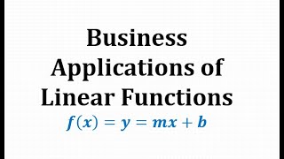 Business Applications  Linear [upl. by Aseek]