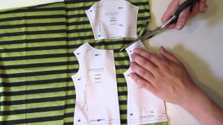 How To Cut Out The TShirt Pattern  With Melinda from Liberty Jane [upl. by Toft]