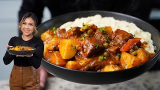 This is Going to Be the BEST BEEF STEW You Will Ever Make  Easy CARNE GUISADA Recipe [upl. by Gschu233]