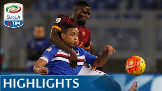 Roma  Sampdoria 21  Highlights  Matchday 24  Serie A TIM 201516 [upl. by Wagshul]