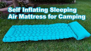 Sleeping Air Mattress for Camping Self Inflating by Aksoul [upl. by Ardnwahsal]