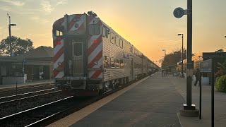 Naperville railfanning 5 Venture cars and Christmas train [upl. by Aneel]