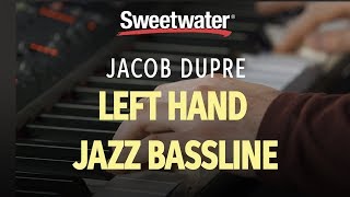 How to Play Left Hand Jazz Piano Walking Bass Techniques [upl. by Rihsab]