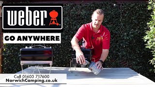 Weber “Go Anywhere” Gas amp Charcoal BBQ Grill Review [upl. by Htebarual420]