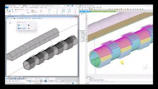 Plaxis transfer with tunnel transitions and reinforcement [upl. by Analise11]