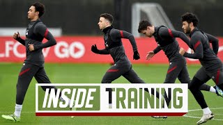 Inside Training Jota trains with the team and Van Dijk out on the grass [upl. by Fiske256]