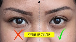 ✿ Comment épiler ses sourcils ✿ méthode facile et rapide HD [upl. by Liponis822]