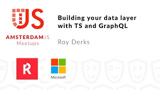 Building your data layer with TS and GraphQL – Roy Derks [upl. by Nappy413]