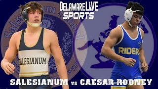 Salesianum vs Caesar Rodney Wrestling [upl. by Felske399]