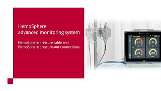 HemoSphere pressure cable and pressureout connections [upl. by Nifares]