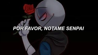 Notice Me Senpai  iHasCupquake Sub español Your Boyfriend Game💖 Cover Peter IA🔪 [upl. by Wylma]