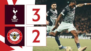 Toney scores but Spurs win derby 😤  Tottenham Hotspur 32 Brentford  Premier League Highlights [upl. by Idel]