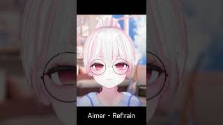 Aimer  Refrain acoustic ver ☔ shorts cover 【양담비】 [upl. by Anawed]