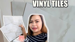 Bumili ako ng Vinyl Tiles sa Lazada  Home Improvement Vlog [upl. by Nye]