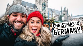 Exploring the Munich Christmas Markets  Travel Vlog  A Cold Rainy Day  Münchner Christkindlmarkt [upl. by Werdn]