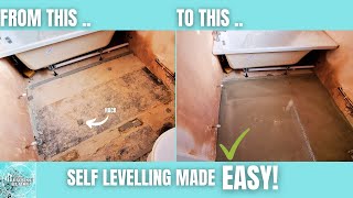 Do This To Level Bathroom Floors Like a Pro [upl. by Nigem]