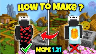 How To Make Your OWN CUSTOM CAPE in MCPE MCBE Works On ANY Server [upl. by Aisul471]