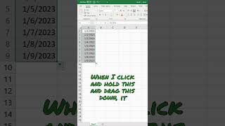 How to Increment Date in Excel [upl. by Ytsur]