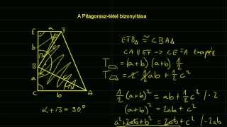 Pitagorasztétel bizonyítása [upl. by Marc]