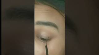 🕸EyeLiNer hAck ⁉️ shorts viral makeup hacks eyeliner [upl. by Ecinerev220]