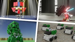 Brickmecha LEGO robot transformers animation compilation 38 [upl. by Asnarepse484]