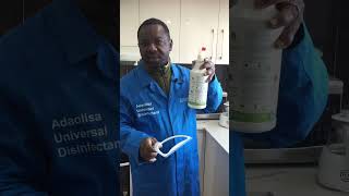 Adaolisa Universal Disinfectant for Disinfecting and Cleaning Glasses 2 [upl. by Nefets]