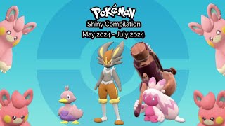 Pokemon Shiny Compilation May 2024  July 2024 [upl. by Enitsahc]