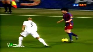 18 Year Old Lionel Messi Toying With Real Madrid ► Messis First El Clasico Match [upl. by Laram]