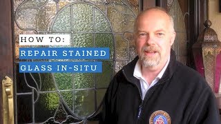 How To Repair Stained Glass InSitu [upl. by Lose875]