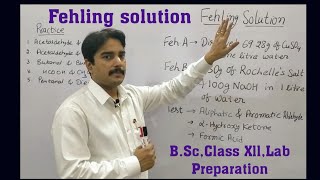 Fehling SolutionFehling Solution TestHow To Prepare Fehling Solution In Lab [upl. by Nelyt]