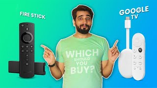 Fire Stick 4K VS Google TV 4k Which is best for your LED TV Hindi [upl. by Marysa]