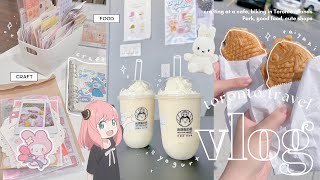 aesthetic travel vlog 🍦˖° last days in Toronto crafting at a cafe stationery shopping good food [upl. by Ekrub118]