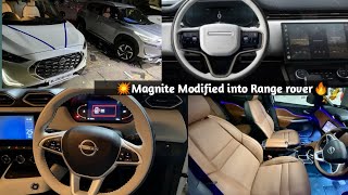 💥 2022 Nissan Magnite Modified into Range Rover🔥 Magnite modified🔥 Magnite xe modified🔥 Magnite [upl. by Kcirneh632]