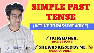 Active voice to passive voice in Simple past tense  WASWERE  past participle  Practice set [upl. by Shatzer]