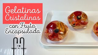 Como hacer ESFERAS DE GELATINA CON FRUTA  GELATINA TRANSPARENTE  EL BAÚL DE JAVE [upl. by Iggam]