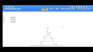 ternary phase diagram using ternaryplotcom [upl. by Bailar787]