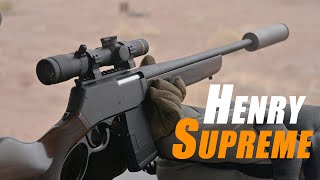 New Henry Supreme  300blk  556mm LeverAction Rifle [upl. by Arraeic]