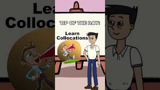 Learn collocations Tip of the day learnenglish communicationskill english ielts motivation [upl. by Leunam]