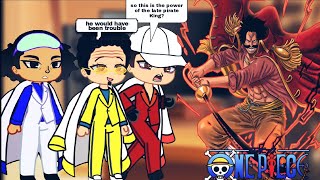 Past Marines react to Gol D Roger From One piece 11  Gacha react  One piece react [upl. by Assirat]