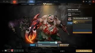 Dota 2 Pudge  Immortal Hook 【The Abscesserator】『The International 10  Treasure I』 [upl. by Fazeli216]