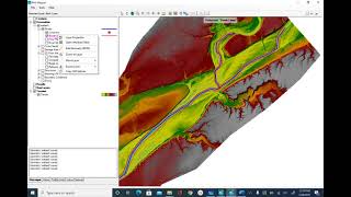 1D Hydraulic Modeling using HECRAS 410  Create Bank Lines for HECRAS Geometry [upl. by Lunnete199]